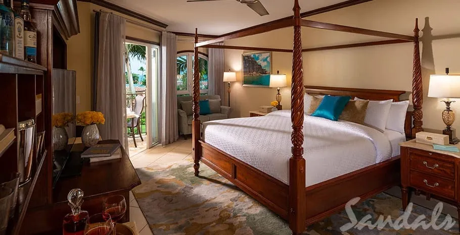 sandals resorts level 2 club level room 4